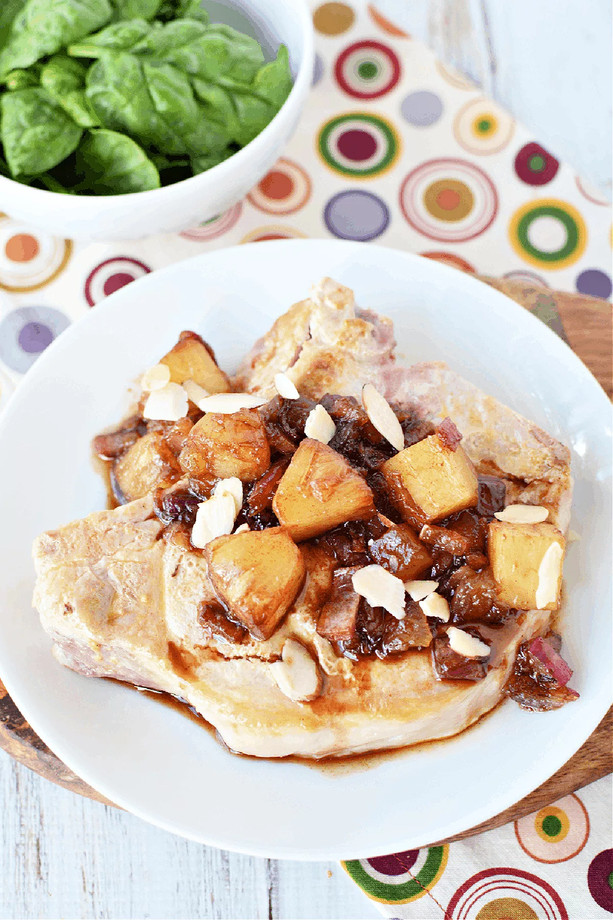 Pineapple Balsamic Pork Chops - The Rebel Chick