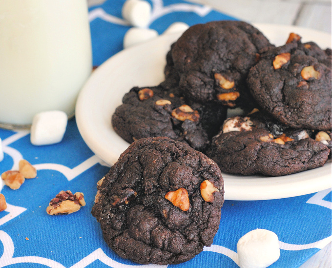 Rocky Road Cake Mix Cookies