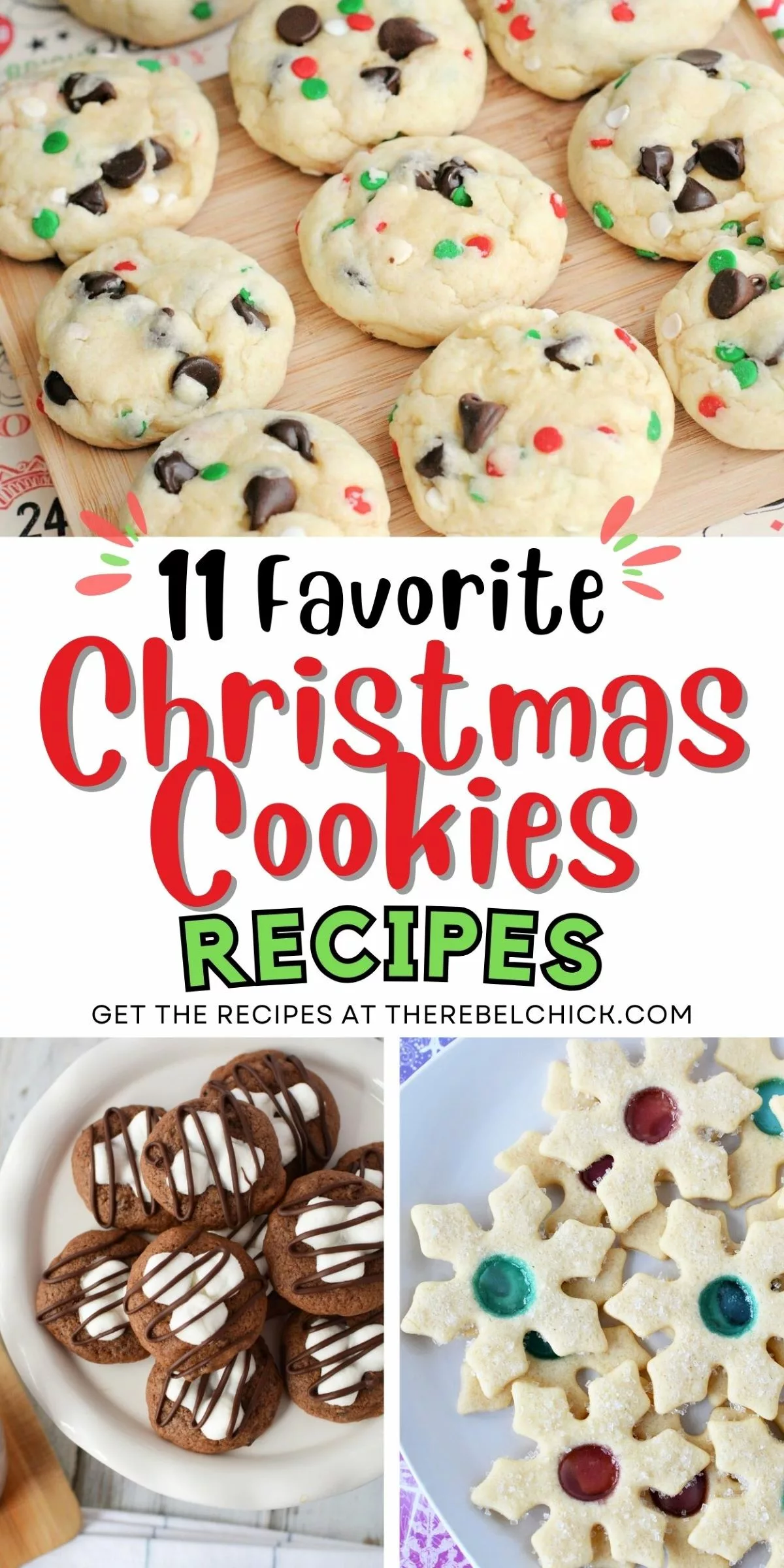 11 Favorite Christmas Cookies Recipes - The Rebel Chick