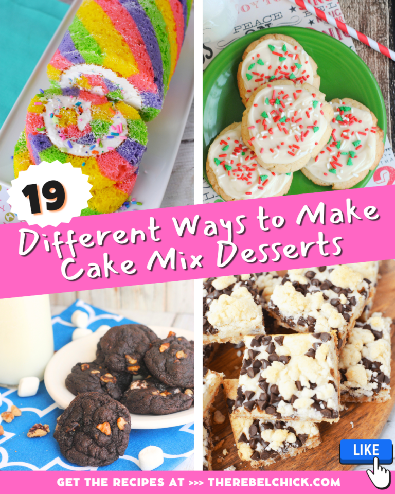 19 Different Ways to Make Cake Mix Desserts - The Rebel Chick