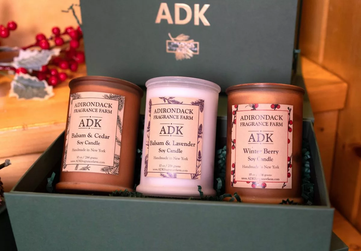 Adirondack Fragrance Farm Holiday Candle Gift Box Set