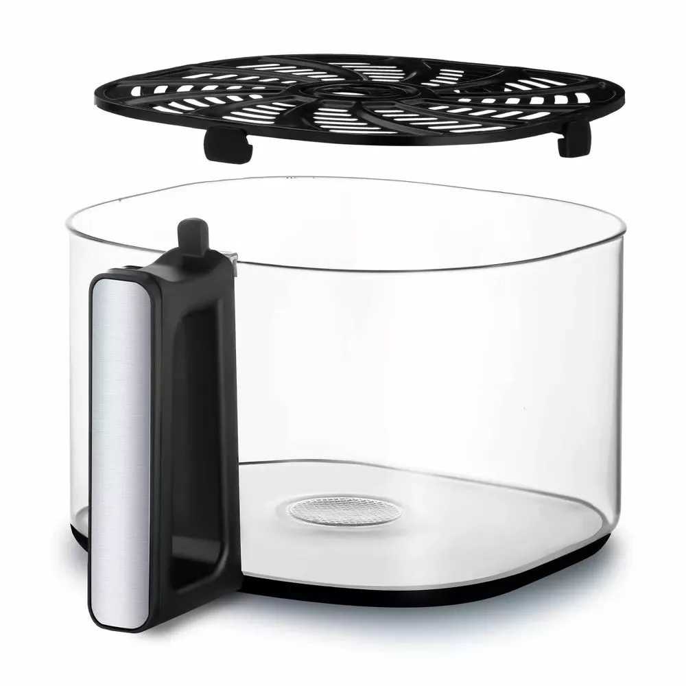clear glass basket for folding air fryer