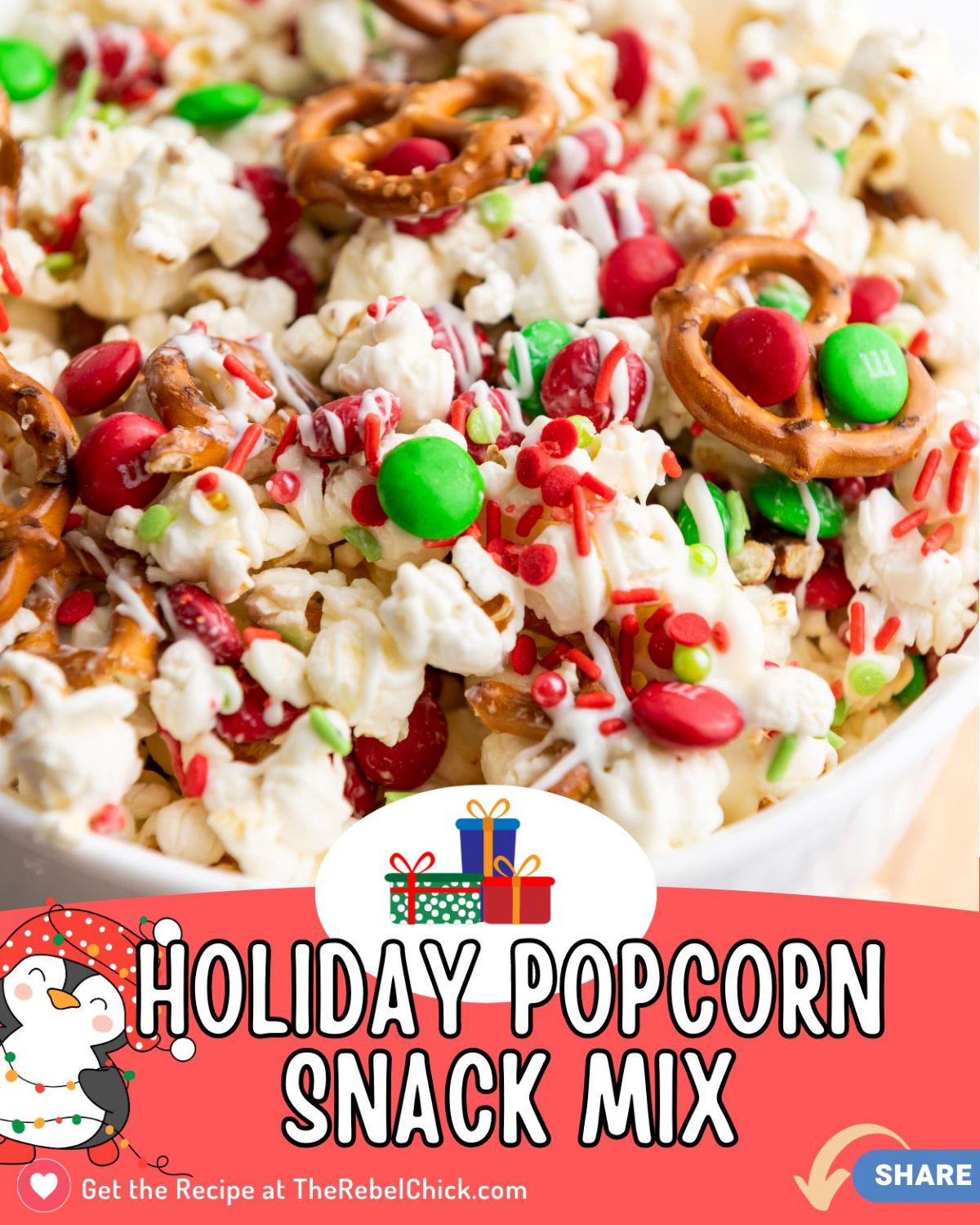 Holiday Popcorn - The Rebel Chick