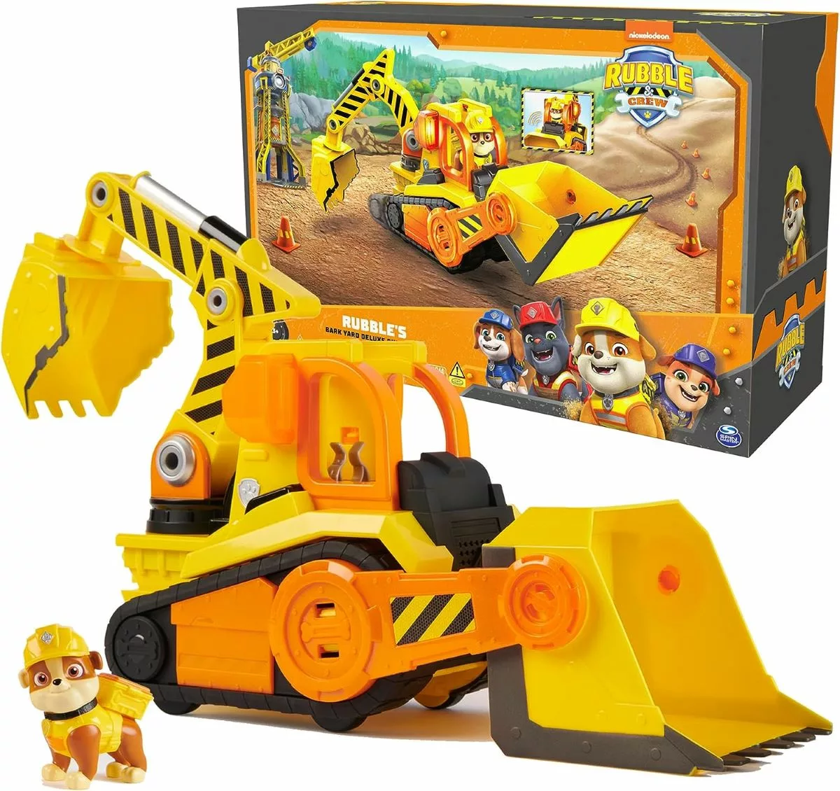 Rubble & Crew Bark Yard Deluxe Bulldozer Construction Truck Toy