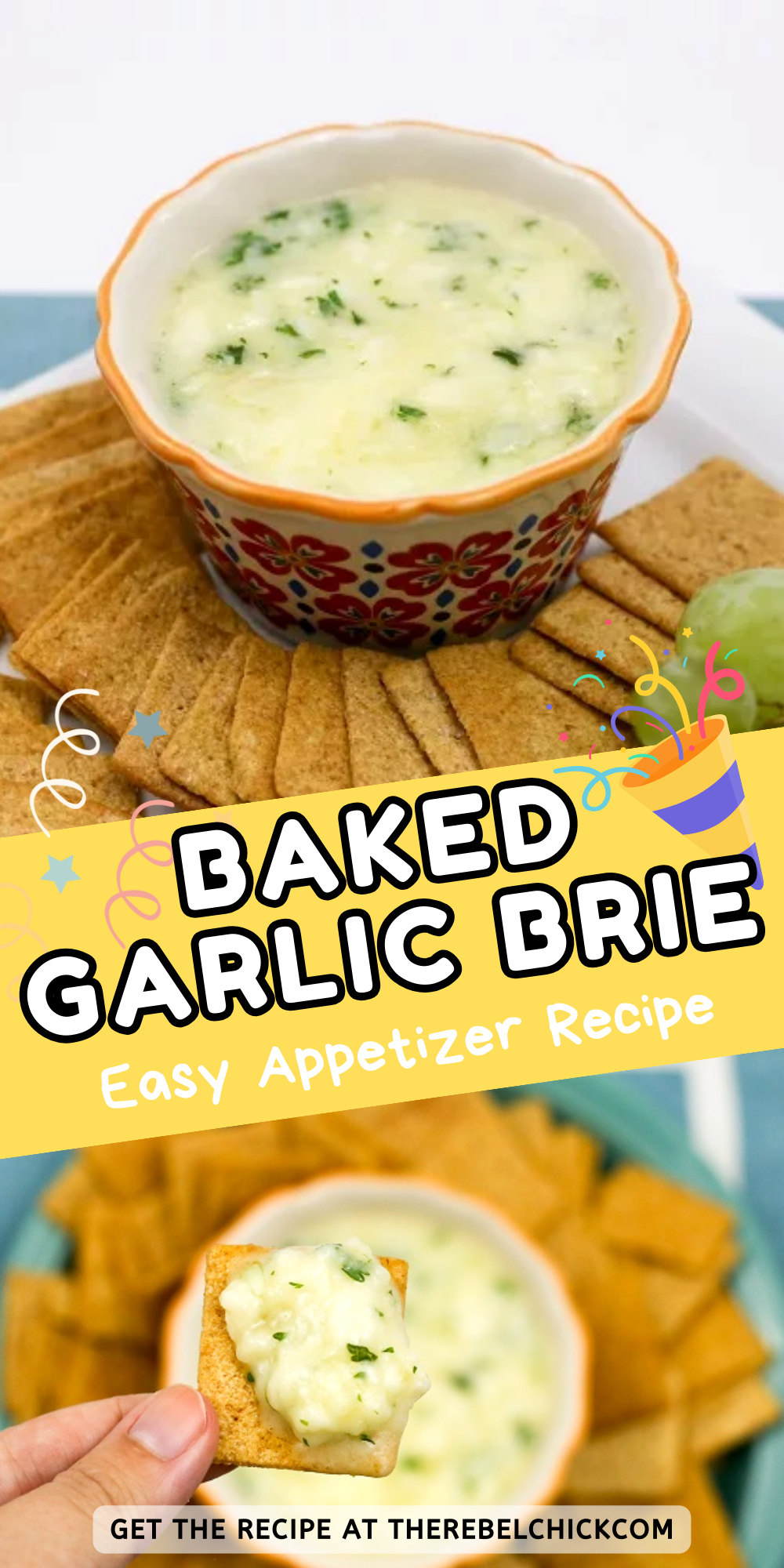 Baked Garlic Brie