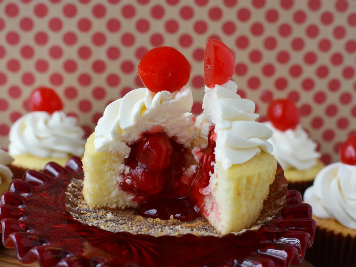 Cherry Cupcakes Dessert Recipe
