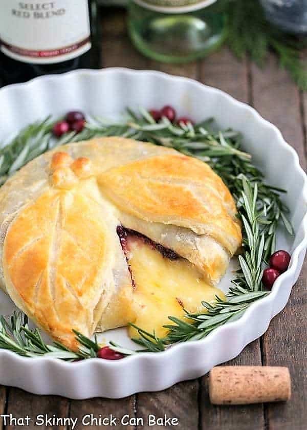 Cranberry Brie en Croute by ThatSkinnyChickCanBake
