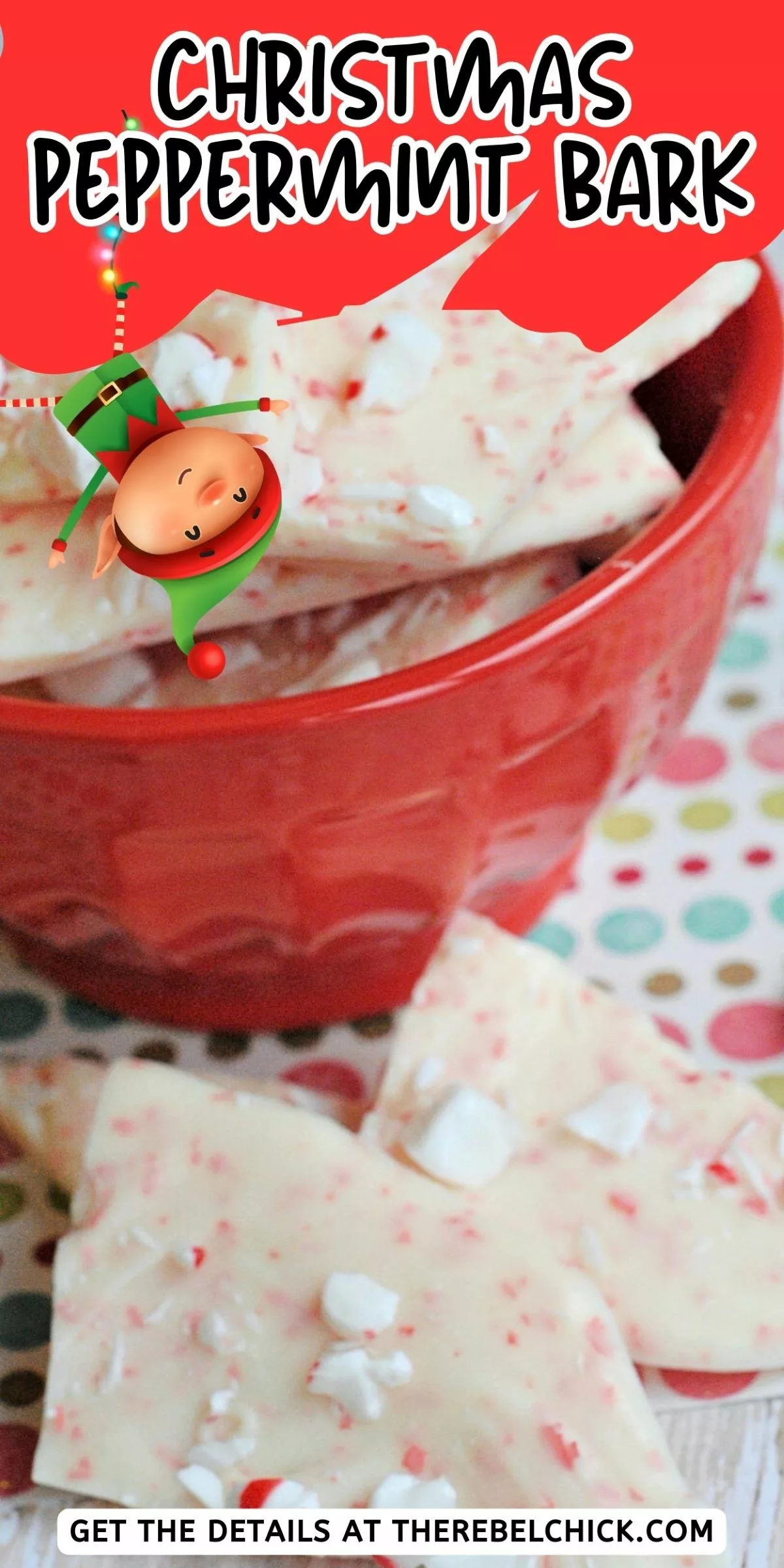 Christmas Peppermint Bark Recipe - The Rebel Chick