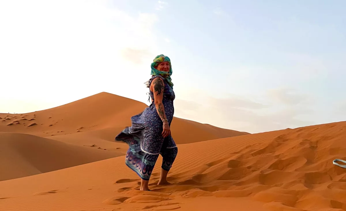 Jennifer in Morocco