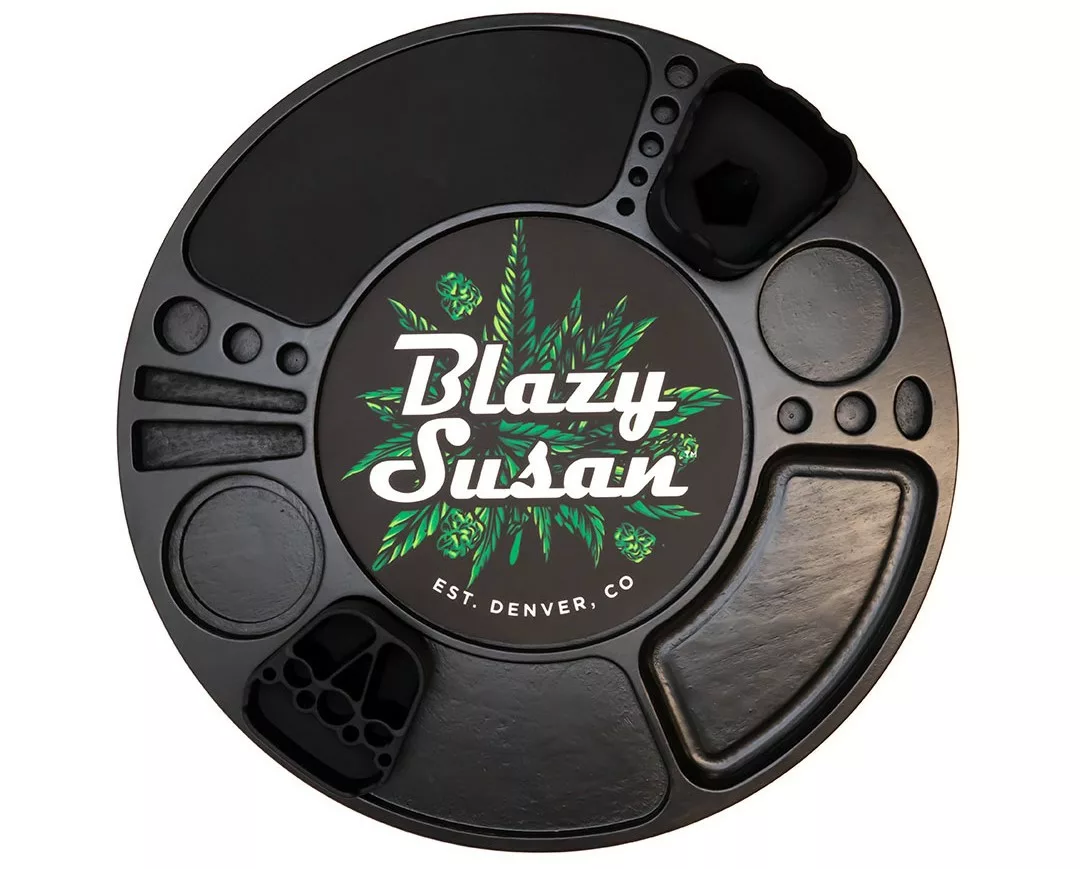 Blazy Susan’s customizable Spinning Rolling Tray