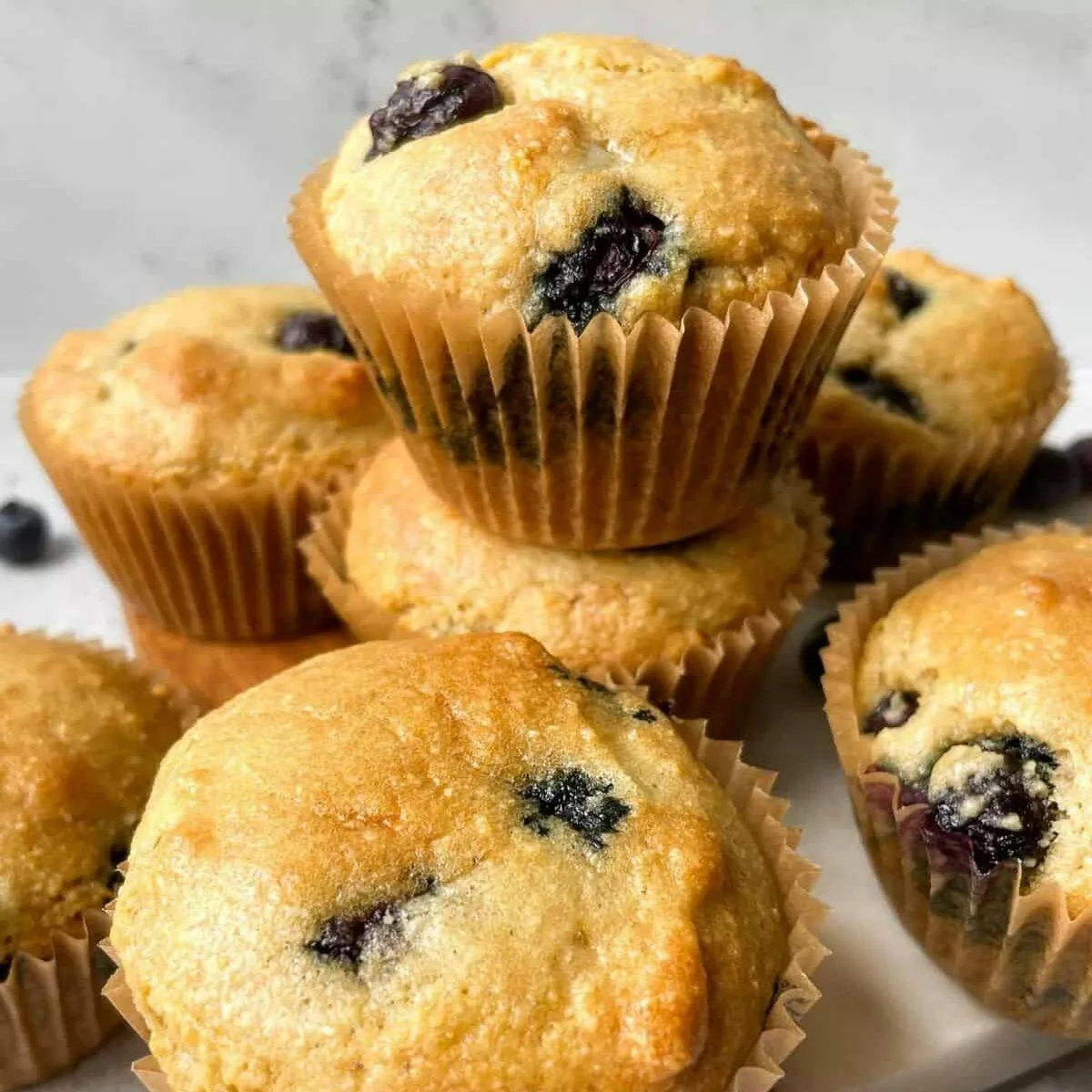 Almond Flour Blueberry Muffins Recipe