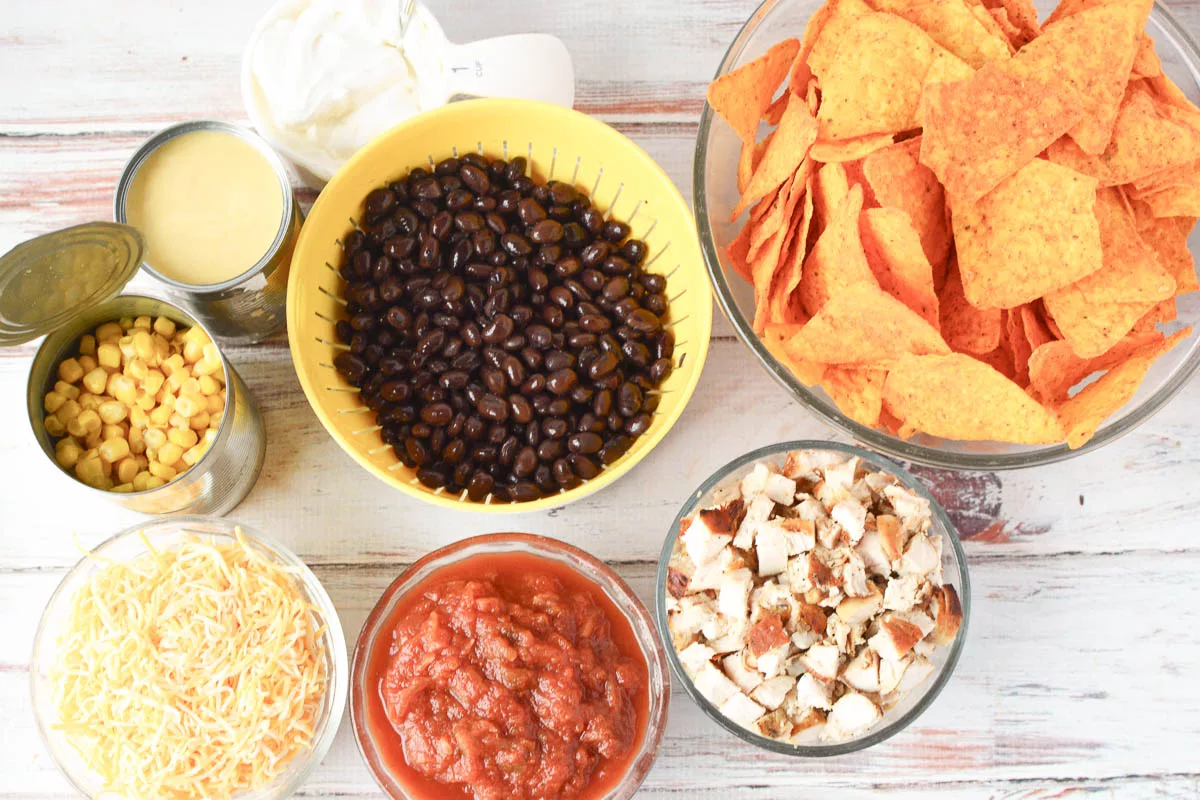 Mexican Chicken Casserole with Doritos - The Rebel Chick