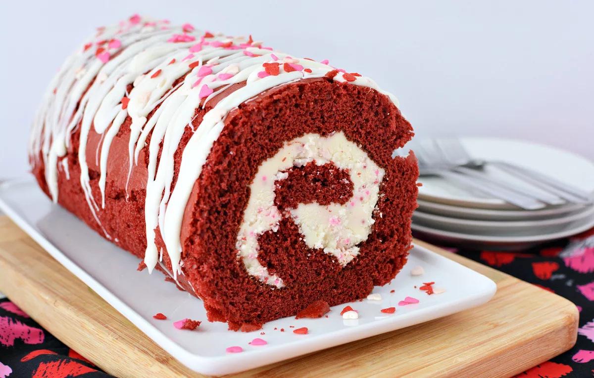 Red Velvet Cake Roll Recipe