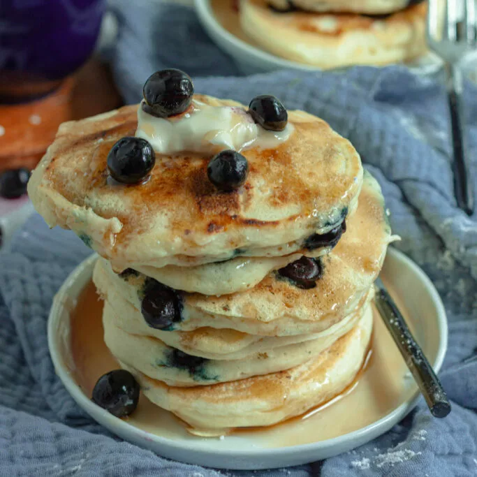 Vegan Blueberry Pancakes Recipe