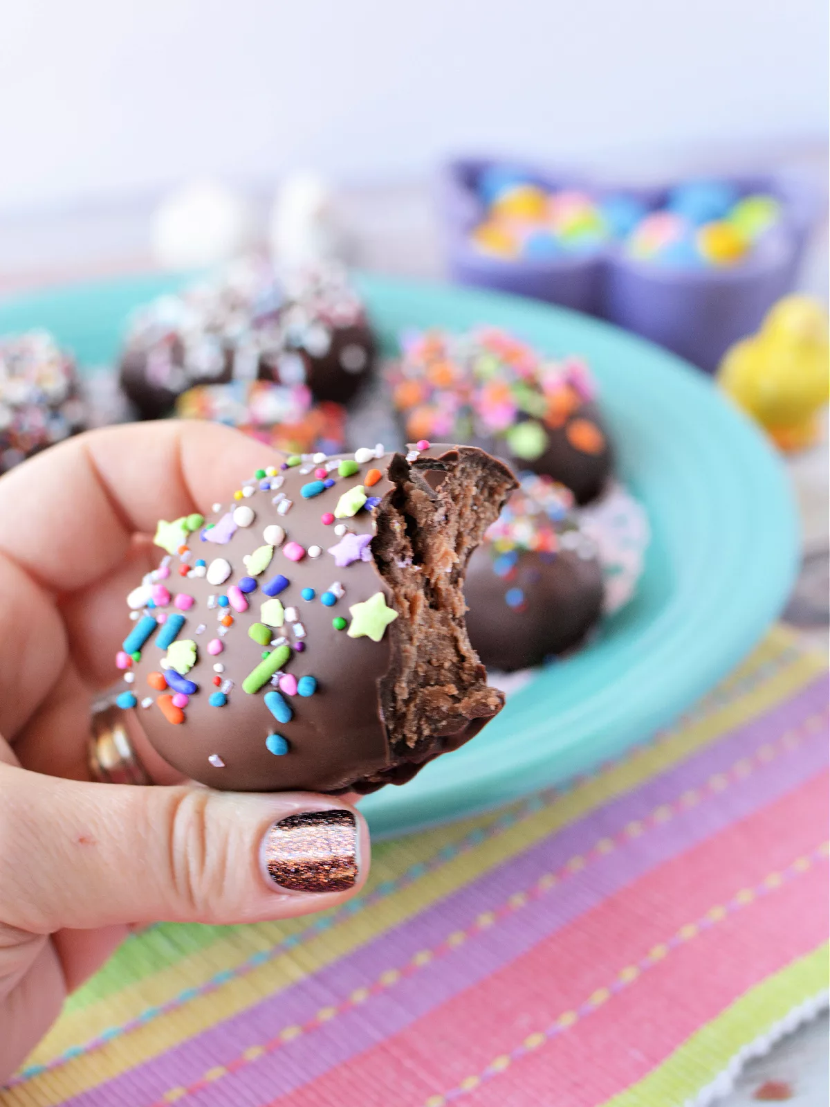 Chocolate Easter Eggs - The Rebel Chick