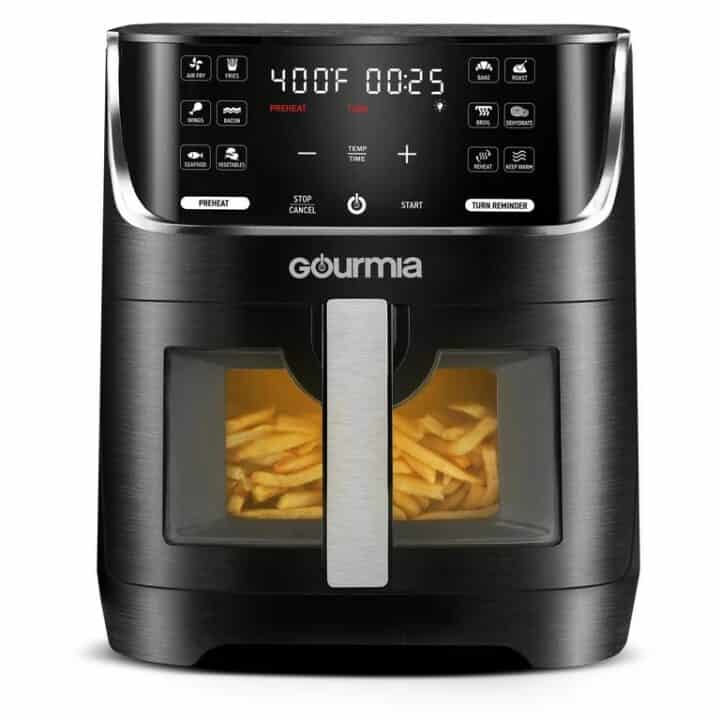 Grillrost/Backblech Für Gourmia GAF846 8QT Heißluftfritteuse – Antihaftbeschichtet & Mit Griff