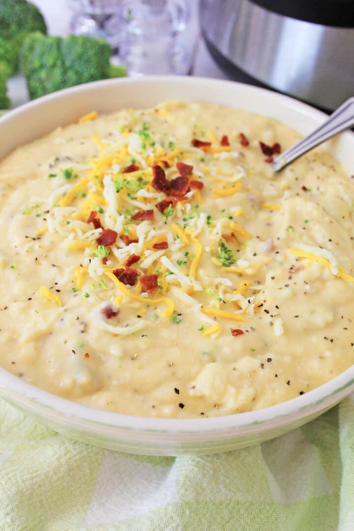 Instant Pot Keto Broccoli Cheddar Soup The Rebel Chick