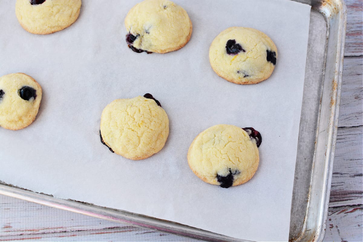 Lemon Blueberry Cookies 