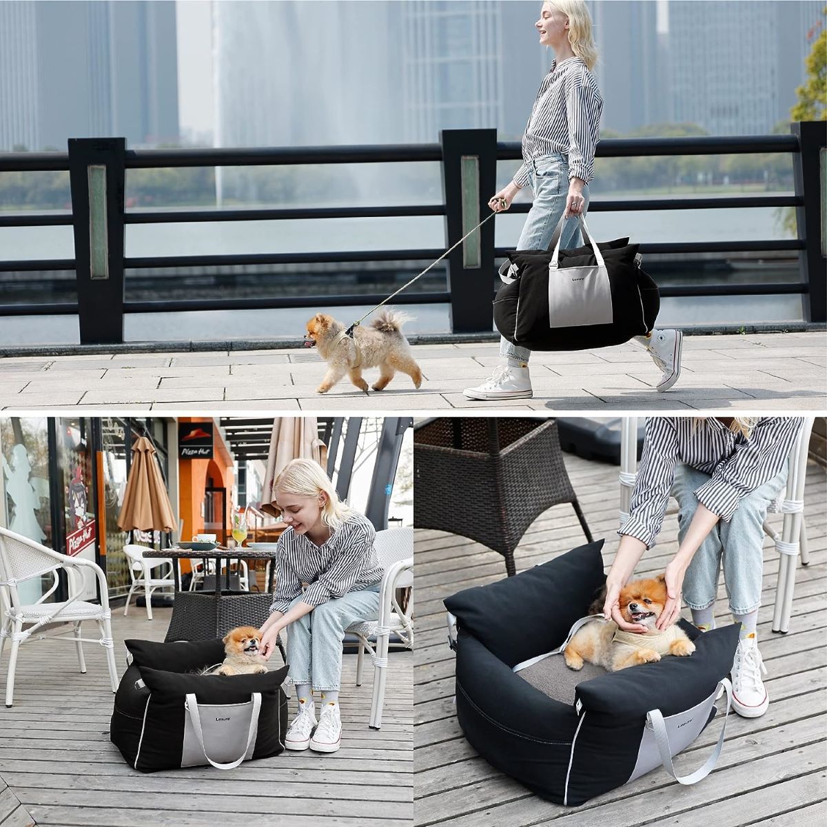 Lesure Dog Car Seat for Small Dogs