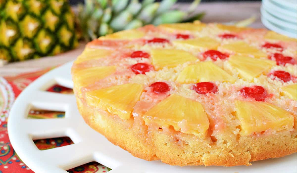 Pineapple Upside Down Pound Cake