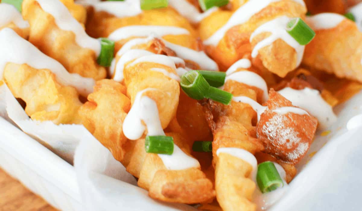 Bacon Ranch Air Fryer French Fries