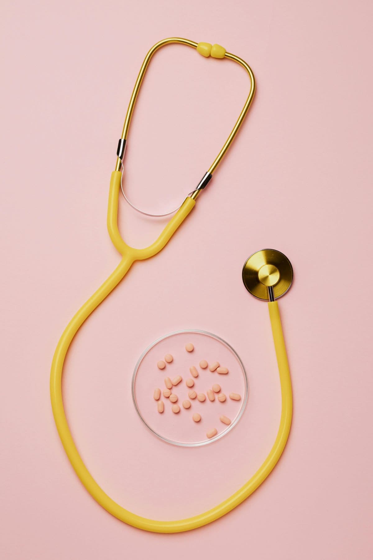 stethoscope and medication