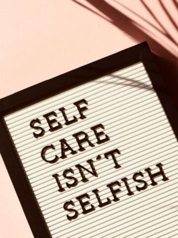 self care isn't selfish sign