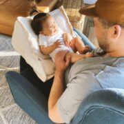 Peekaboo Pillow Baby Lounger Pillow