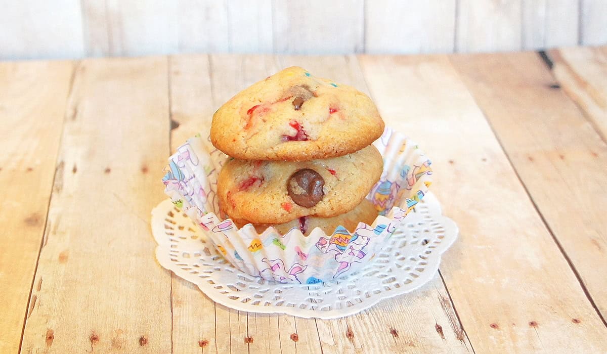 Cake Mix Banana Split Cookies Recipe