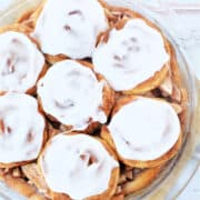 Apple Cinnamon Pie with Cinnamon Rolls