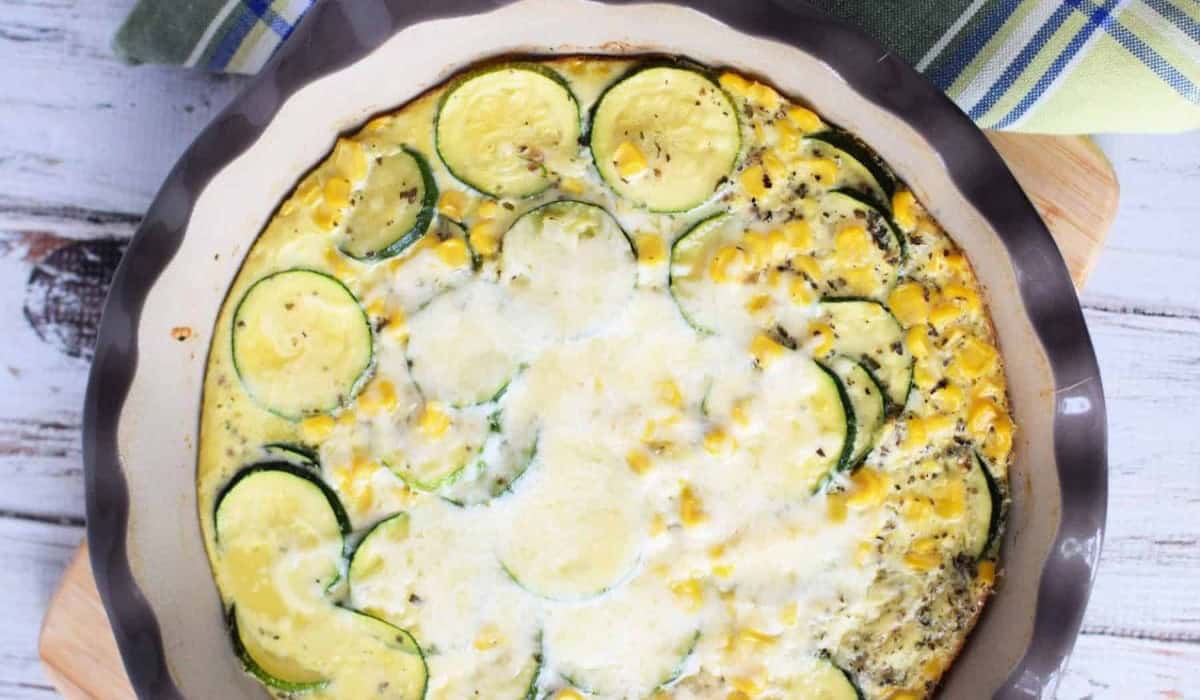 Corn and Zucchini Pie