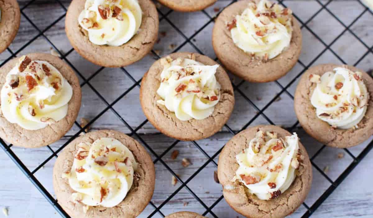 Carrot Cake Cookie Cups