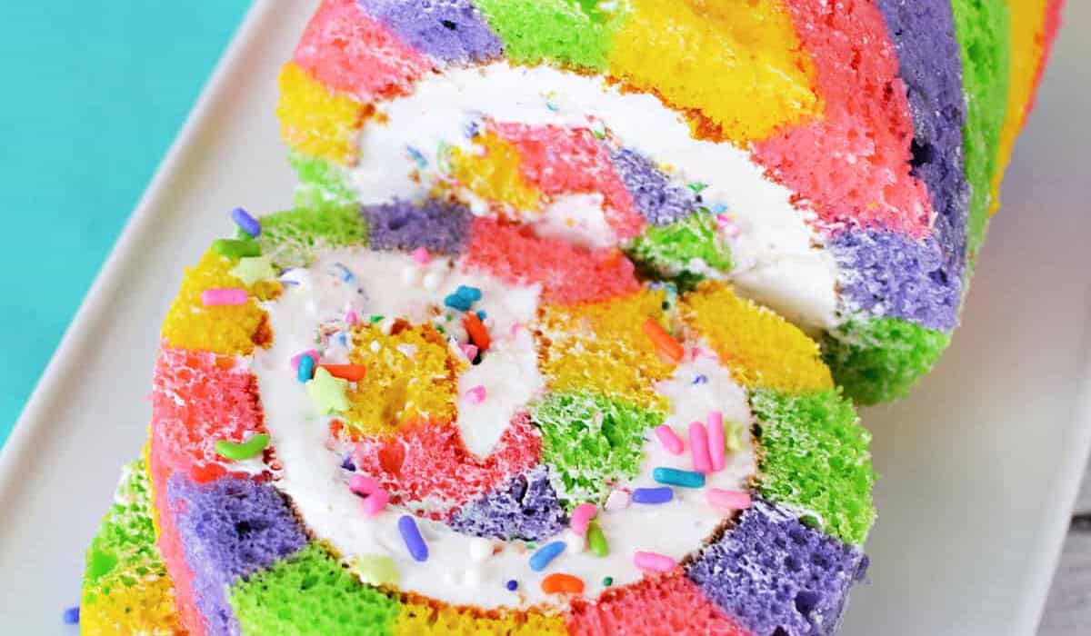 Easter Cake Roll Swiss Cake Roll