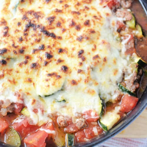 Zucchini and Ground Beef Casserole