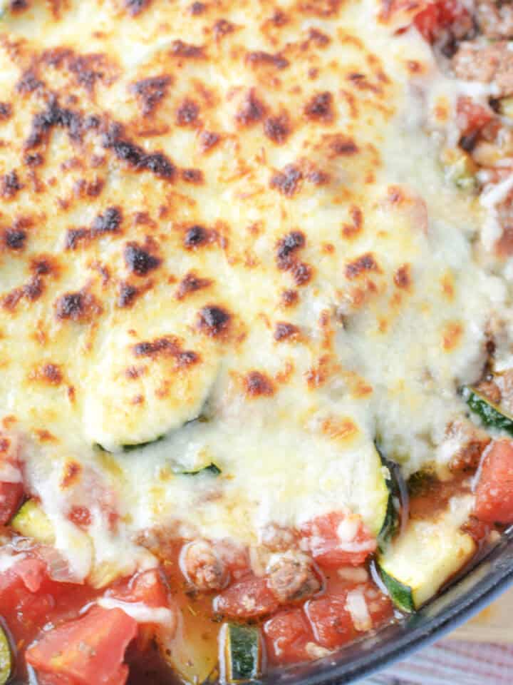 Zucchini and Ground Beef Casserole
