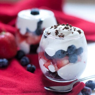 Berry Brownie Trifle
