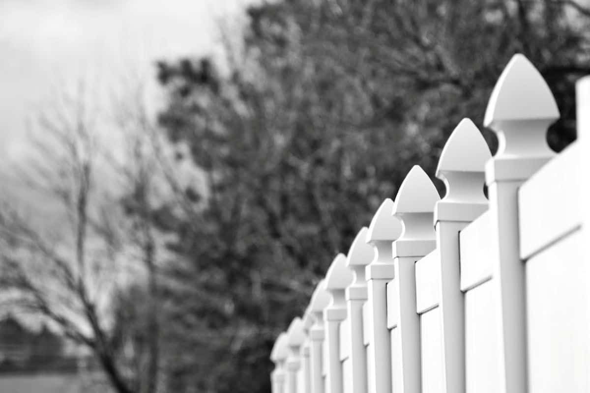 white picket fence