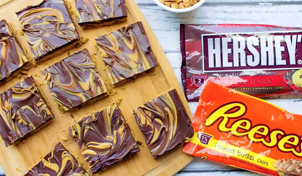 No Bake Chocolate Peanut Butter Bars (3)