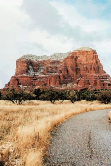 sedona rockface