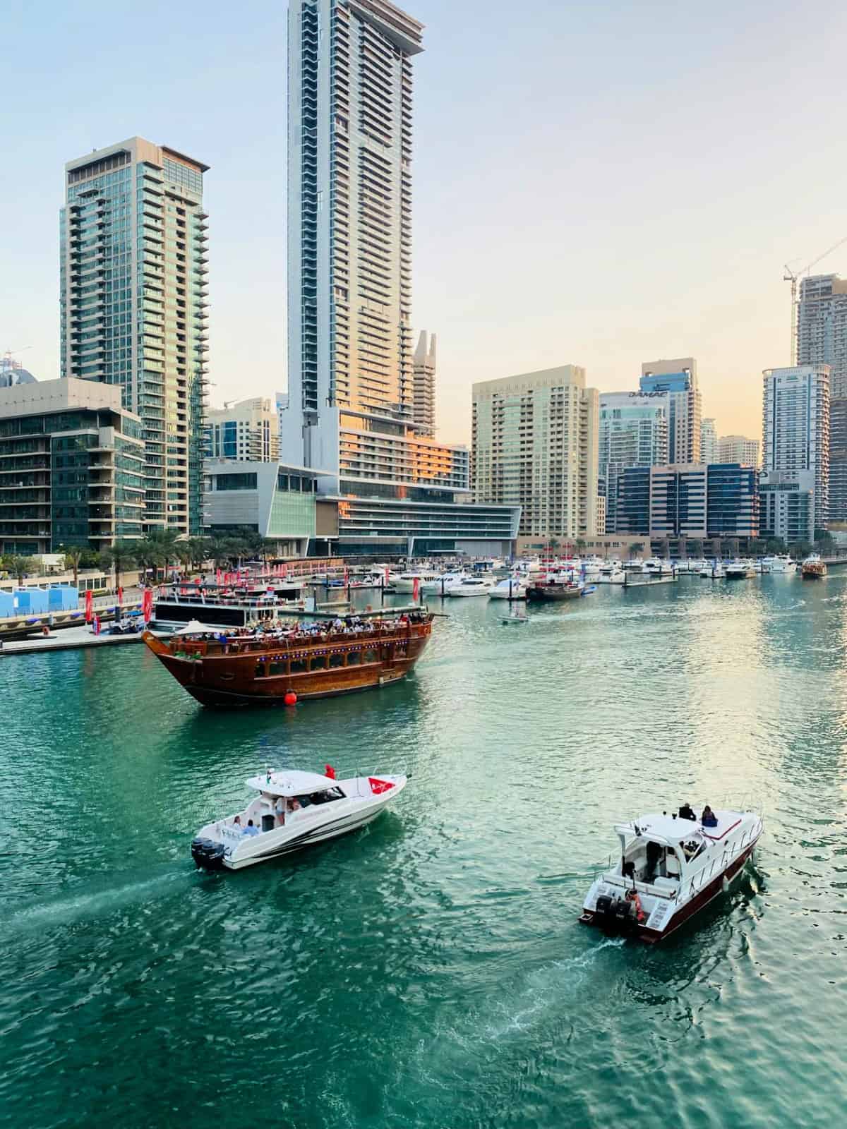 yachts in dubai