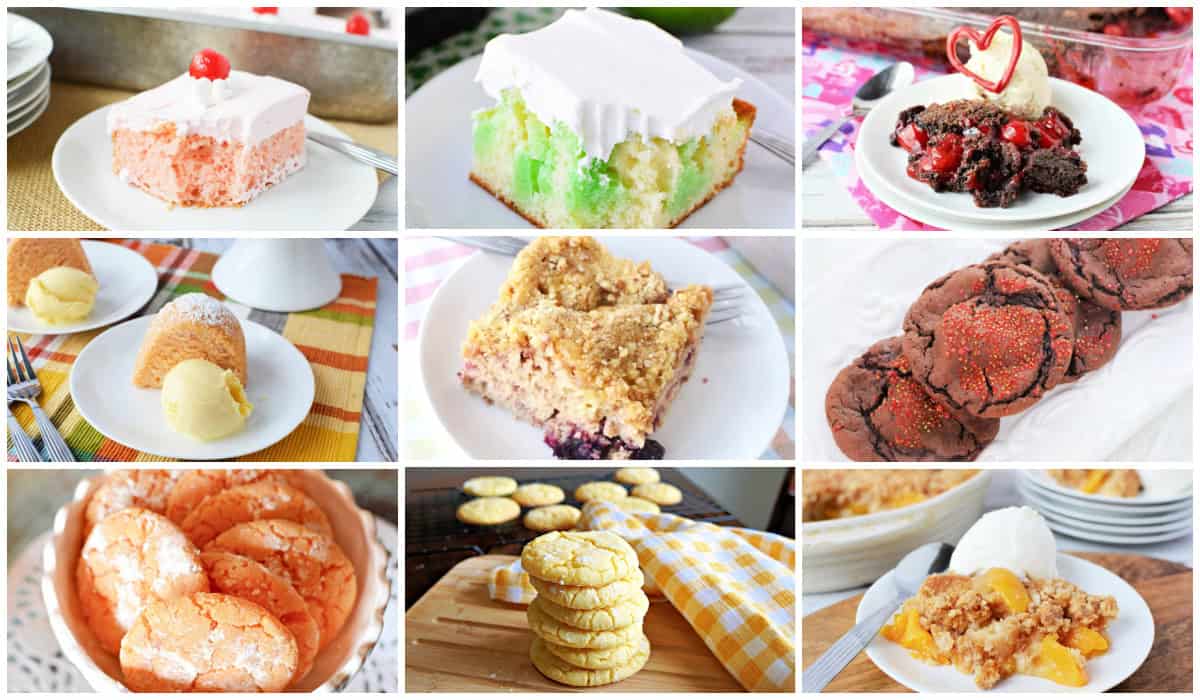10 Fruity Cake Mix Dessert Recipes