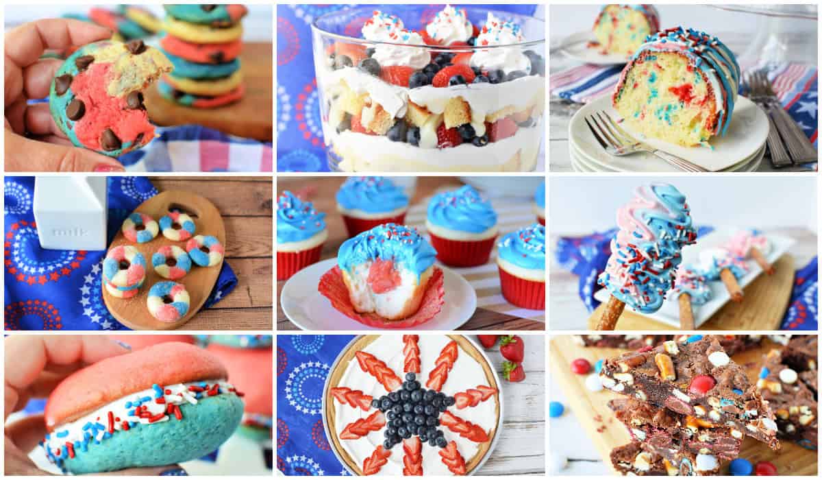 15 Baked Goods for 4th of July Desserts