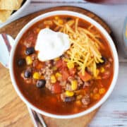 Beef Enchilada Soup