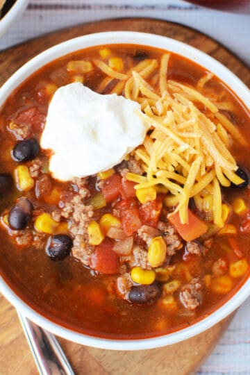 Beef Enchilada Soup