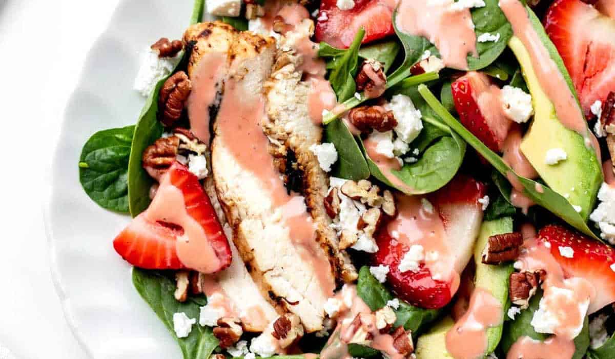 Grilled Chicken Strawberry Salad
