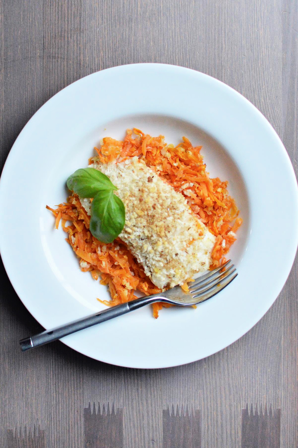 Sweet Potato Haddock Bake