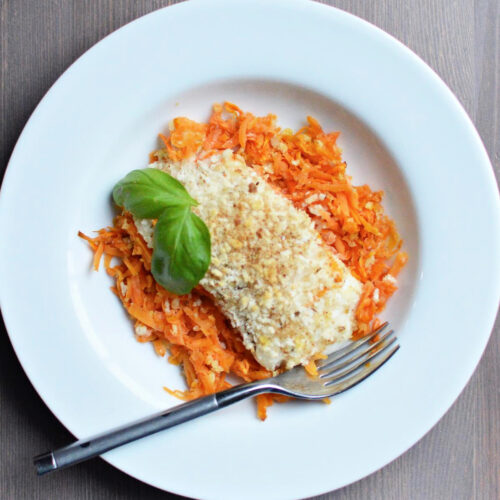 Sweet Potato Haddock Bake