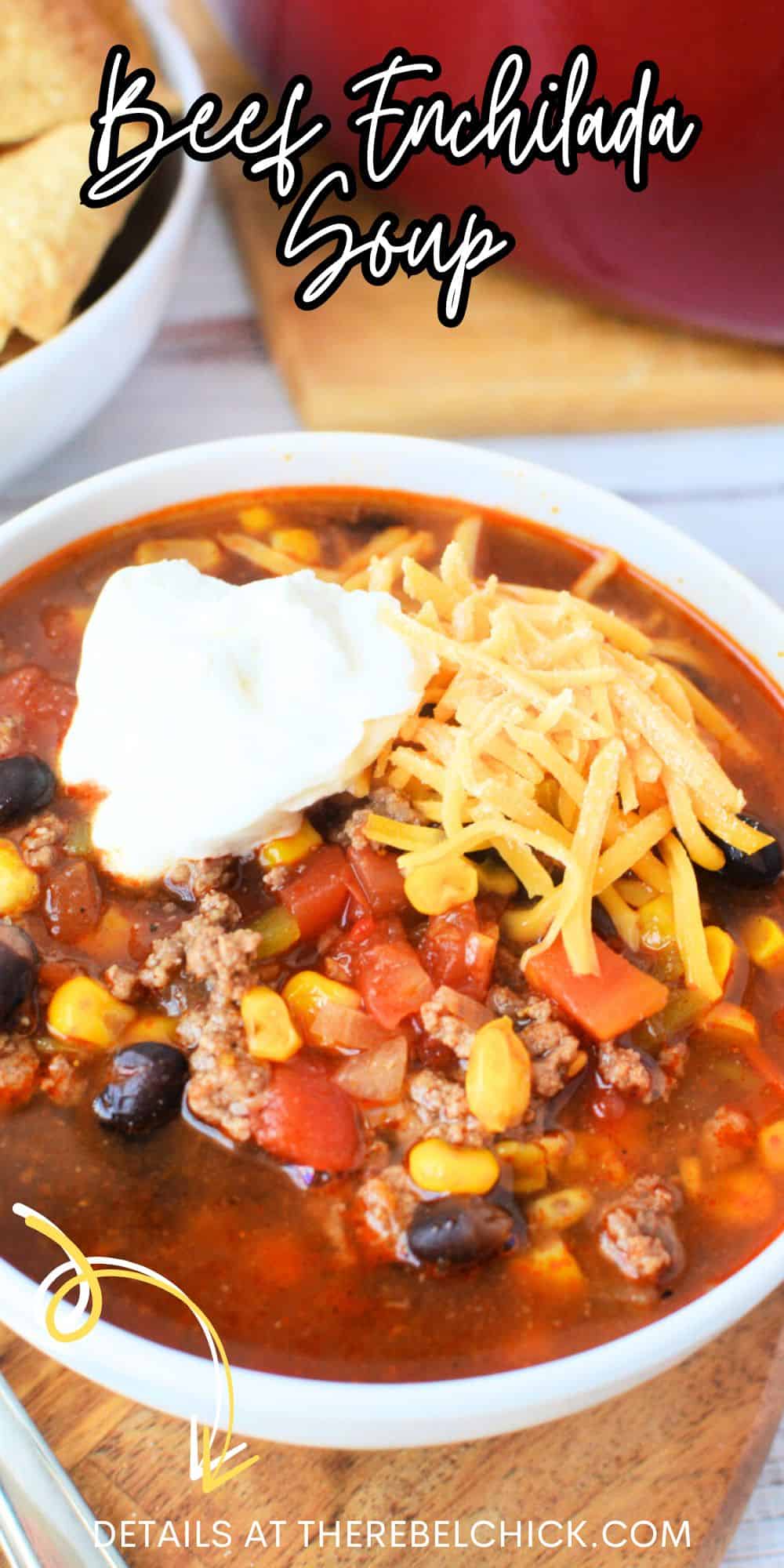 Beef Enchilada Soup