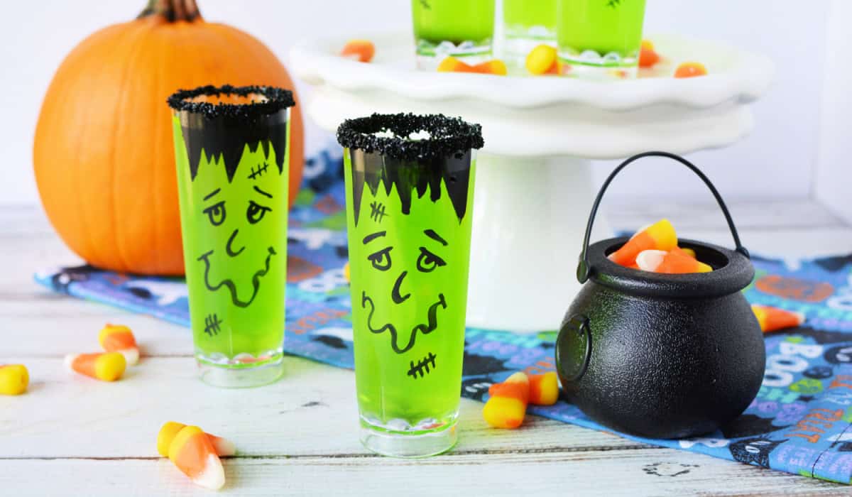 Halloween Frankenstein Shots