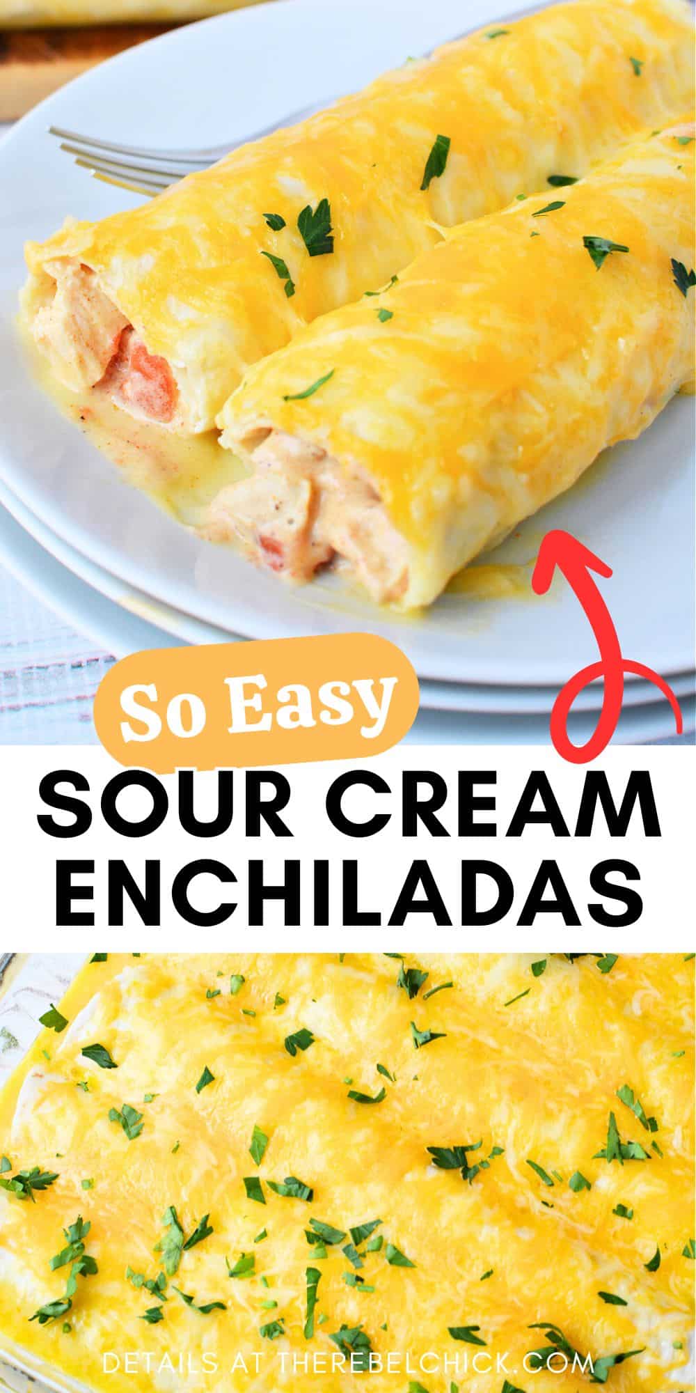 Sour Cream Enchiladas